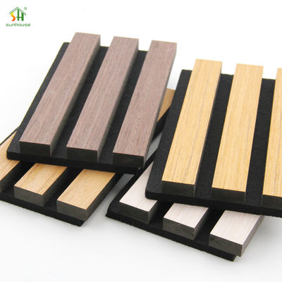 ซื้อ ผนังแผ่นไม้เสียงตามสั่ง 1220x2440 มิลลิเมตร MDF สีดํา online manufacture