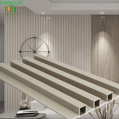 Moisture-Proof WPC (Wood Plastic Composite) Interior Wall Panel with Wooden Grain for Bedroom Villa Apartment Facade Decoration