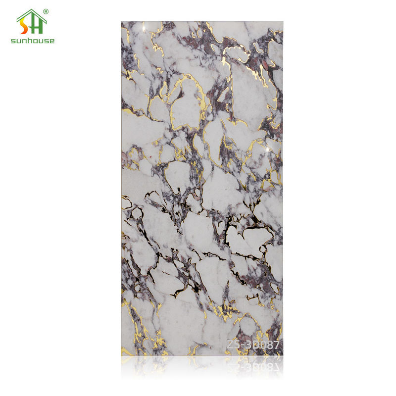 Eco Friendly 4x8ft Marbling Acrylic Wall Panel 8mm 10mm Thick
