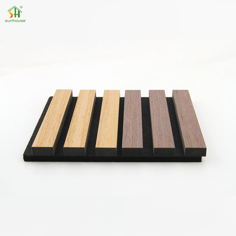 Modern Acoustic Wood Panel Wall 1220x2440mm Sound Insulation