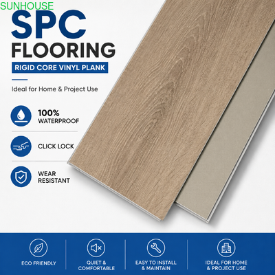ราคาดี พื้น SPC พร้อมแผ่นรองใต้ IXPE หรือ EVA: ผู้ซื้อควรเลือกแผ่นรองแบบใด ออนไลน์